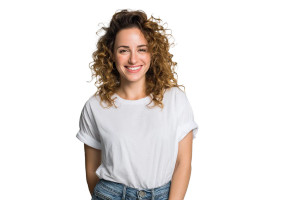 Smiling Israeli Woman V2 Vinyl Car Decal Sticker – Waterproof & UV-Resistant 8"