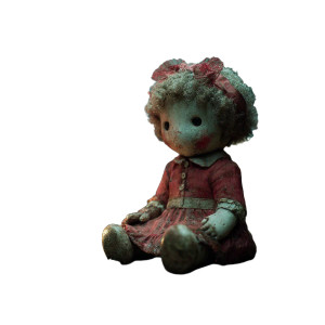 Meat Horror Doll Vinyl Car Decal Sticker – Waterproof & UV-Resistant 8"