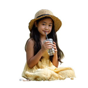 Asian Girl Drinking Vinyl Car Decal Sticker – Waterproof & UV-Resistant 8" Asian Girl Drinking Vinyl Car Decal Sticker – Waterproof & UV-Resistant 8"