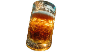 Exaggerated Beer Mug Vinyl Car Decal Sticker – Waterproof & UV-Resistant 8"