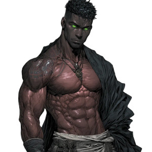 Handsome Mixed Heritage Man Vinyl Car Decal Sticker – Waterproof & UV-Resistant 8"