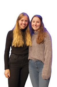 Young Women Posing Vinyl Car Decal Sticker – Waterproof & UV-Resistant 8"