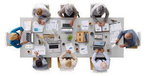 Business Team Meeting V4 Vinyl Car Decal Sticker – Waterproof & UV-Resistant 8"