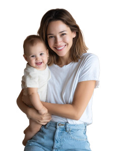 Mother And Baby V35 Vinyl Car Decal Sticker – Waterproof & UV-Resistant 8"