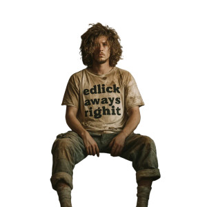 Curly-Haired Guy Vinyl Car Decal Sticker – Waterproof & UV-Resistant 8"