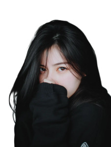 Relaxed Woman V2 Vinyl Car Decal Sticker – Waterproof & UV-Resistant 8"