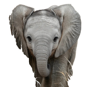Baby Elephant V2 Vinyl Car Decal Sticker – Waterproof & UV-Resistant 8" Baby Elephant V2 Vinyl Car Decal Sticker – Waterproof & UV-Resistant 8"
