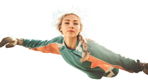 Soccer Goalkeeper Dive Vinyl Car Decal Sticker – Waterproof & UV-Resistant 8"