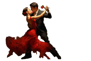 Tango Passion Vinyl Car Decal Sticker – Waterproof & UV-Resistant 8"