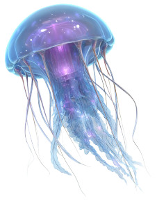 Cosmic Jellyfish V3 Vinyl Car Decal Sticker – Waterproof & UV-Resistant 8"