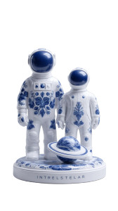 Interstellar Diorama Vinyl Car Decal Sticker – Waterproof & UV-Resistant 8"