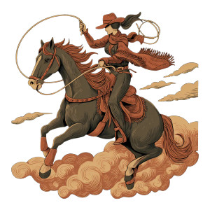 Cowgirl Rodeo Ride Vinyl Car Decal Sticker – Waterproof & UV-Resistant 8" Cowgirl Rodeo Ride Vinyl Car Decal Sticker – Waterproof & UV-Resistant 8"