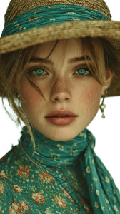 Chic Vintage Girl Vinyl Car Decal Sticker – Waterproof & UV-Resistant 8"