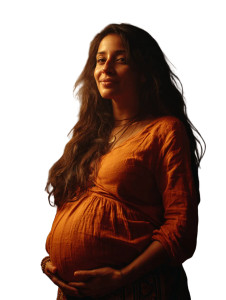 Serene Motherhood Glow V2 Vinyl Car Decal Sticker – Waterproof & UV-Resistant 8"