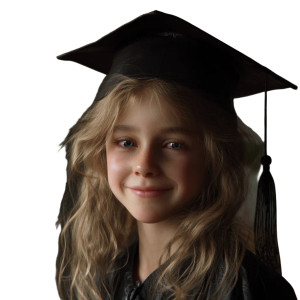 Graduating Child Smile Vinyl Car Decal Sticker – Waterproof & UV-Resistant 8" Graduating Child Smile Vinyl Car Decal Sticker – Waterproof & UV-Resistant 8"