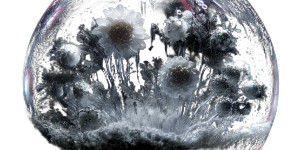 Snow Globe Vinyl Car Decal Sticker – Waterproof & UV-Resistant 8"