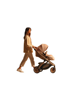 Stylish Mom Stroll Vinyl Car Decal Sticker – Waterproof & UV-Resistant 8"