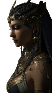 Evil Egyptian Goddess Vinyl Car Decal Sticker – Waterproof & UV-Resistant 