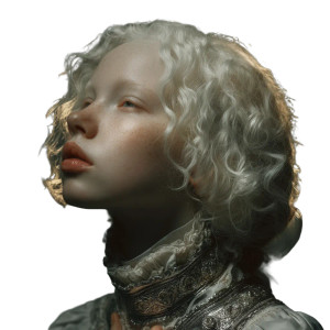 Albino Angelic Girl Vinyl Car Decal Sticker – Waterproof & UV-Resistant Albino Angelic Girl Vinyl Car Decal Sticker – Waterproof & UV-Resistant