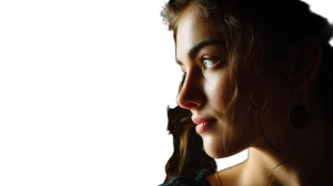 Thoughtful Gaze Vinyl Car Decal Sticker – Waterproof & UV-Resistant 