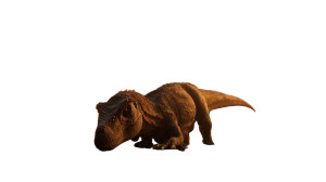 Burning Forest Dinosaurs Vinyl Car Decal Sticker – Waterproof & UV-Resistant 