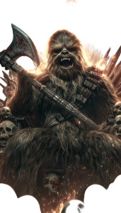 Corrupted Chewbacca Vinyl Car Decal Sticker – Waterproof & UV-Resistant 