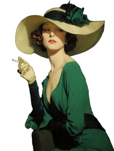 Elegant Art Deco Woman Vinyl Car Decal Sticker – Waterproof & UV-Resistant Elegant Art Deco Woman Vinyl Car Decal Sticker – Waterproof & UV-Resistant