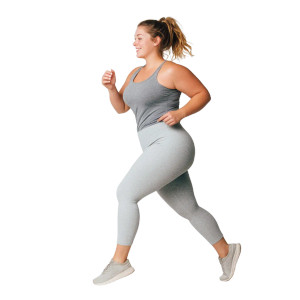 Running Woman Sideview Vinyl Car Decal Sticker – Waterproof & UV-Resistant 