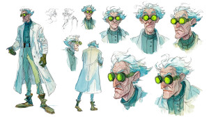 Mad Scientist Design Vinyl Car Decal Sticker – Waterproof & UV-Resistant 