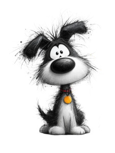 Scribble-Style Cartoon Dog V2 Vinyl Car Decal Sticker – Waterproof & UV-Resistant Scribble-Style Cartoon Dog V2 Vinyl Car Decal Sticker – Waterproof & UV-Resistant