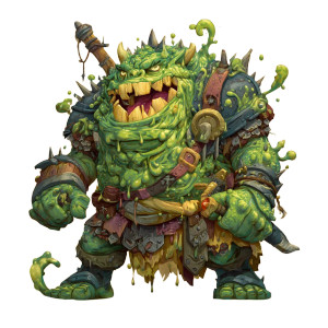 Ooze Barbarian Vinyl Car Decal Sticker – Waterproof & UV-Resistant 