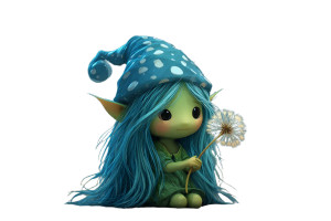 Blue-Haired Fairy Vinyl Car Decal Sticker – Waterproof & UV-Resistant Blue-Haired Fairy Vinyl Car Decal Sticker – Waterproof & UV-Resistant