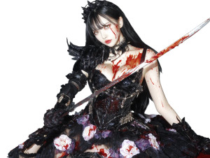 Demon Beauty Vinyl Car Decal Sticker – Waterproof & UV-Resistant 