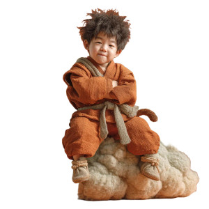 Goku Boy On Cloud Vinyl Car Decal Sticker – Waterproof & UV-Resistant 