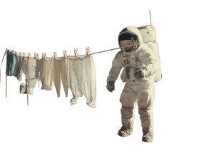 Lunar Laundry Vinyl Car Decal Sticker – Waterproof & UV-Resistant 