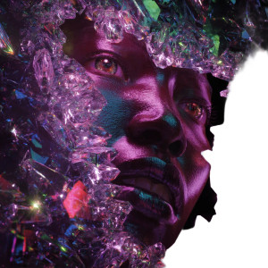 Neon Crystal Face Vinyl Car Decal Sticker – Waterproof & UV-Resistant 