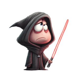 Sith Lord Cartoon Vinyl Car Decal Sticker – Waterproof & UV-Resistant Sith Lord Cartoon Vinyl Car Decal Sticker – Waterproof & UV-Resistant