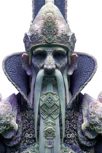 Cyberpunk Nuo Ghost Vinyl Car Decal Sticker – Waterproof & UV-Resistant 