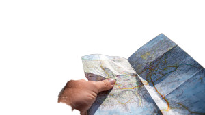 Traveller With Map Vinyl Car Decal Sticker – Waterproof & UV-Resistant 