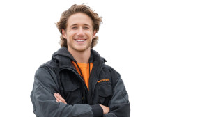 Happy Roofer Vinyl Car Decal Sticker – Waterproof & UV-Resistant 