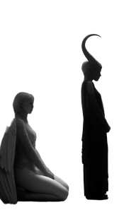 Angels Vs Demons V7 Vinyl Car Decal Sticker – Waterproof & UV-Resistant 