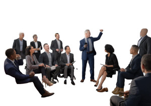 Business Meeting Leaders Vinyl Car Decal Sticker – Waterproof & UV-Resistant 