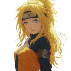 Feminine Naruto Vinyl Car Decal Sticker – Waterproof & UV-Resistant 