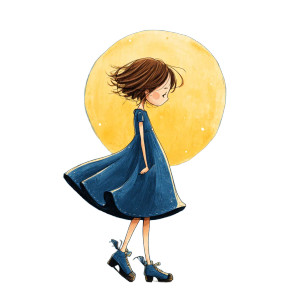Moonlit Ballerina Vinyl Car Decal Sticker – Waterproof & UV-Resistant Moonlit Ballerina Vinyl Car Decal Sticker – Waterproof & UV-Resistant