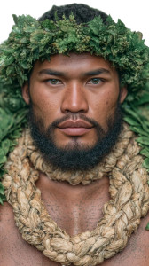 Tribal Micronesian Man Vinyl Car Decal Sticker – Waterproof & UV-Resistant 