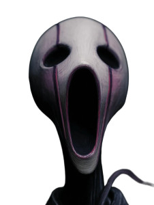 Screaming Entity Vinyl Car Decal Sticker – Waterproof & UV-Resistant 