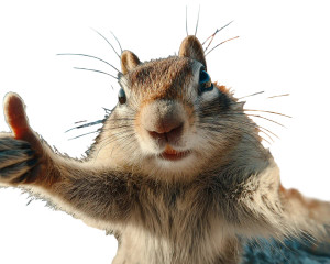 Goofy Chipmunk Selfie Vinyl Car Decal Sticker – Waterproof & UV-Resistant  Goofy Chipmunk Selfie Vinyl Car Decal Sticker – Waterproof & UV-Resistant