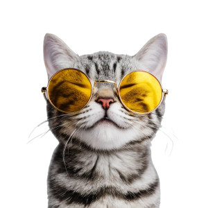 Smiling Cat Sunglasses Vinyl Car Decal Sticker – Waterproof & UV-Resistant  Smiling Cat Sunglasses Vinyl Car Decal Sticker – Waterproof & UV-Resistant