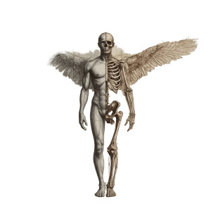 Vitruvian Contrast Vinyl Car Decal Sticker – Waterproof & UV-Resistant 