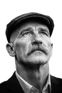 Emotional Bald Man Vinyl Car Decal Sticker – Waterproof & UV-Resistant 